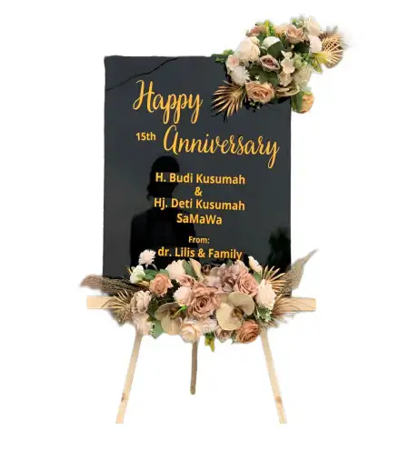 Papan Bunga Akrilik Cupang